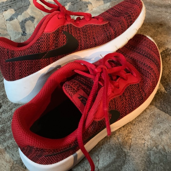 Nike Other - Kids Red Nike Zoom Running Shoes